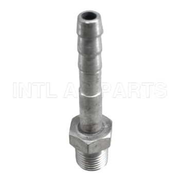 Auto air conditioning hose fitting hose barb fitting hose connecter Aluminum #5 straight male O-Ring