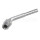 Auto air conditioning hose fitting hose barb fitting hose connecter Aluminum #6 45 degree 5/16 male O-Ring