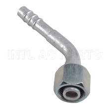 INTL-HF5002 #6 45 degree aluminum barb female O-ring R134A Fitting