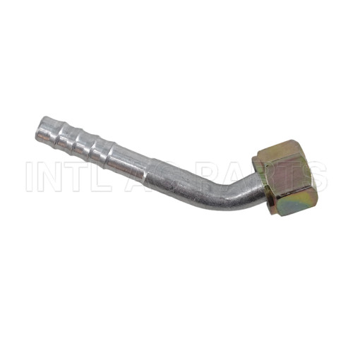 Aluminum Universal Ac Hose Fitting FT 1311C #6 O-RING 45°