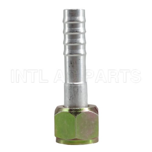 Aluminum #8 straight Female Flare Fitting Barb