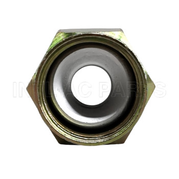 Aluminum #8 straight Female Flare Fitting Barb