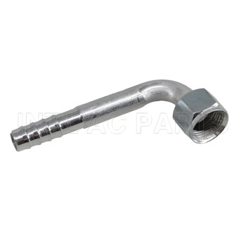 #8 90degree Aluminum Female Flare Fitting Barb