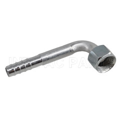 #8 90degree Aluminum Female Flare Fitting Barb