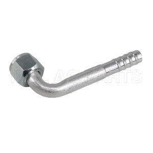 #8 90degree Aluminum Female Flare Fitting Barb