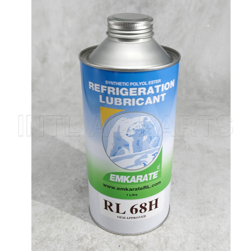 Customize New Bottle RL68H Emkarate 1L Compressor Oil