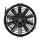 9 inch 24V 120W Electric Cooling Condenser Fan Round Frame with 10 Straight Blade