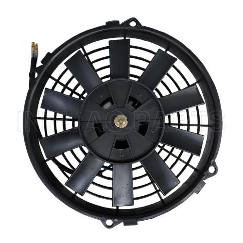9 inch 24V 120W Electric Cooling Condenser Fan Round Frame with 10 Straight Blade