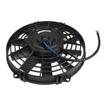 9 inch 24V 120W Electric Cooling Condenser Fan Round Frame with 10 Straight Blade