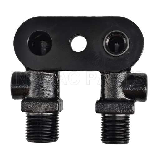 TM Style Zexel A/C compressor Fitting Adapter Vertical outputs Tube manifold fitting 3/4"x7/8" Fitting Adapter CONNECTOR