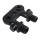 TM Style Zexel A/C compressor Fitting Adapter Vertical outputs Tube manifold fitting 3/4"x7/8" Fitting Adapter CONNECTOR