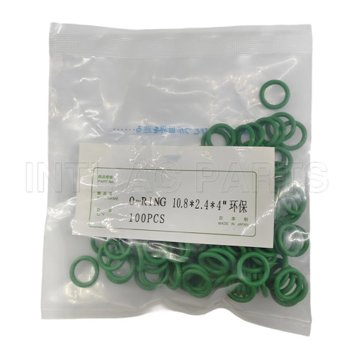 universal O-RING 10.8*2.4mm NBR GREEN R134A