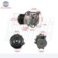 10S15C Auto Ac Compressor  7PK 115MM 12V 447220-5962 88320-2F010