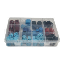 Auto AC Parts 11 Styles 77PCS Plastic Hats Caps With Box