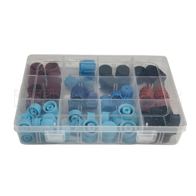 Auto AC Parts 11 Styles 77PCS Plastic Hats Caps With Box