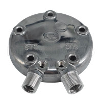 Sanden FG SD508 510 5H14 Vertical 8 and 10 O-Ring Compressor rear head back cap