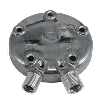 Sanden FG SD508 510 5H14 Vertical 8 and 10 O-Ring Compressor rear head back cap