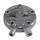 Sanden FG SD508 510 5H14 Vertical 8 and 10 O-Ring Compressor rear head back cap