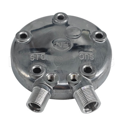 Sanden FG SD508 510 5H14 Vertical 8 and 10 O-Ring Compressor rear head back cap