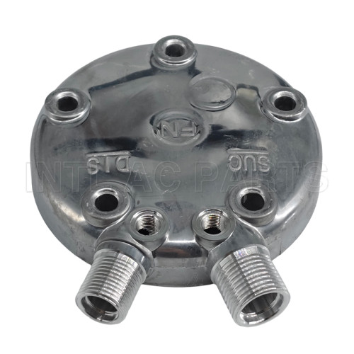 Sanden FG SD508 510 5H14 Vertical 8 and 10 O-Ring Compressor rear head back cap
