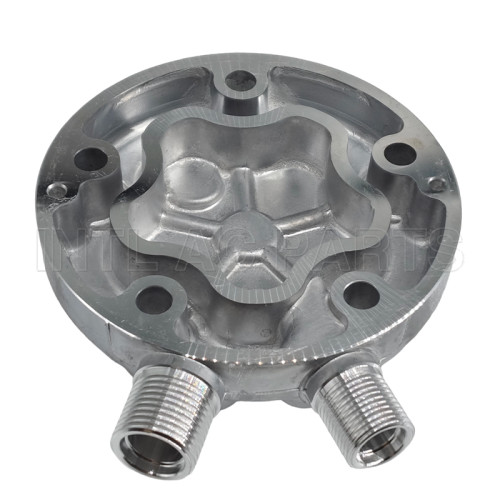 Sanden FG SD508 510 5H14 Vertical 8 and 10 O-Ring Compressor rear head back cap
