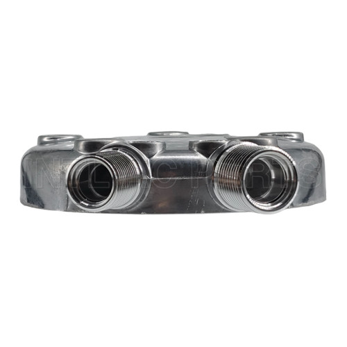 Sanden FG SD508 510 5H14 Vertical 8 and 10 O-Ring Compressor rear head back cap