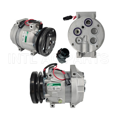 V5 ac compressor HYUNDAI EXCAVATOR 1A 130MM 24V BACK HEAD WITHOUT SENSOR 1106-90040 A5W00258A