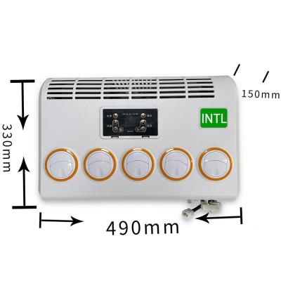 Electric air conditioner concealed parking air conditioner assembly Brush fan equipped with scroll compressor 5-hole hanging machine 12V