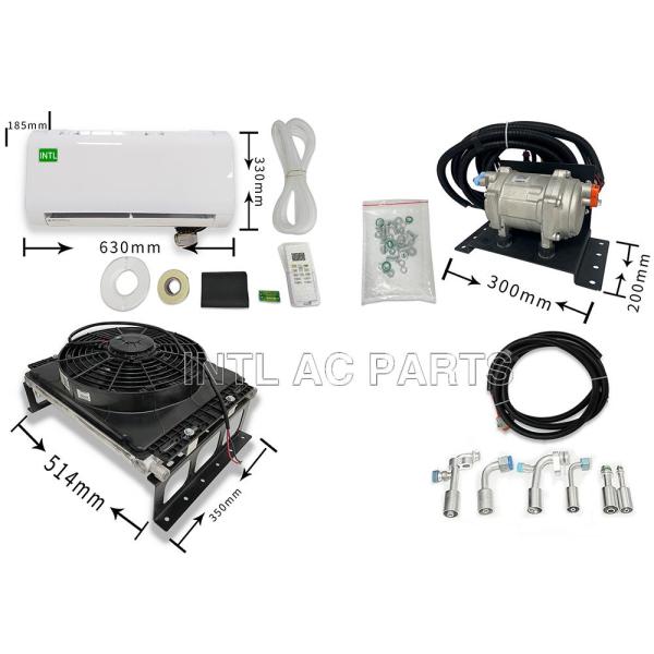 Electric air conditioner concealed parking air conditioner assembly Brush fan equipped with scroll compressor Silent hang-up 24V
