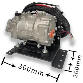 Electric air conditioner concealed parking air conditioner assembly Brushless fan equipped with Songzhi compressor Silent hang-up 24V