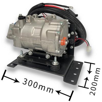 Electric air conditioner concealed parking air conditioner assembly Brushless fan equipped with Songzhi compressor Silent hang-up 24V