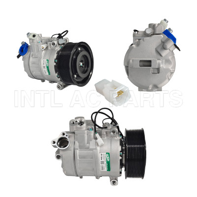 Denso 7SBU16C Auto ac compressor MERCEDES-BENZ AXOR ANY/CLAAS  ANY 11PK 130MM 24V V5 VALVE