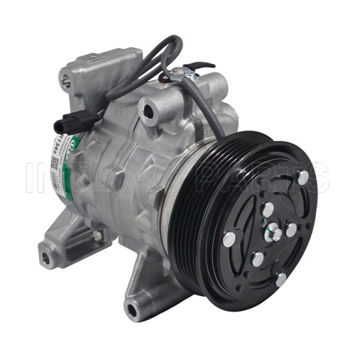 10SRE11C  auto a/c compressor 2015 Honda Fit 6MT DX 6PK 110MM 12V 38810502G01 38810-5R7-A02