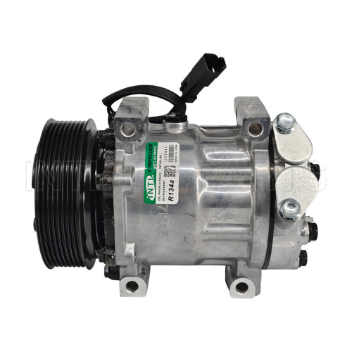 Sanden 7H15 SD7H15 8203 A/C Compressor JCB Telescopic handler TM Series 320 08562 32008562 320/08562