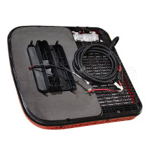 INTL-EA120R-2 RV truck parking air conditioner 24V light truck with R134a Refrigerant Red 24V