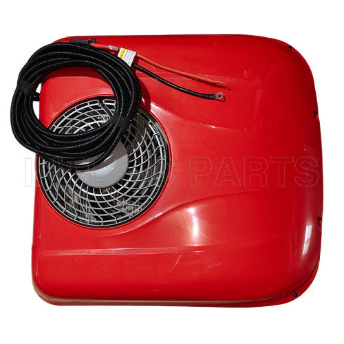 INTL-EA120R-2 RV truck parking air conditioner 24V light truck with R134a Refrigerant Red 24V