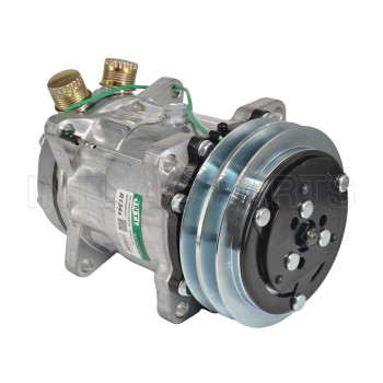 SANDEN SD7H15 W/24V 2GR CLUT AC Compressor for Universal Compressor automotive