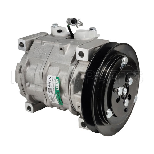 10S13C car ac compressor Máquina Escavadeira John Deere 290GLC/ 2144G/ 345GLC - 24 Volts RC.600.407