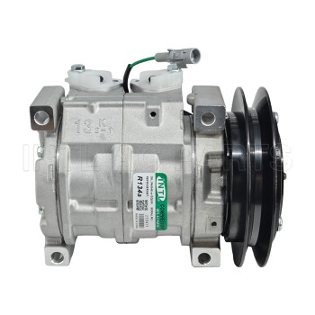 10S13C car ac compressor Máquina Escavadeira John Deere 290GLC/ 2144G/ 345GLC - 24 Volts RC.600.407