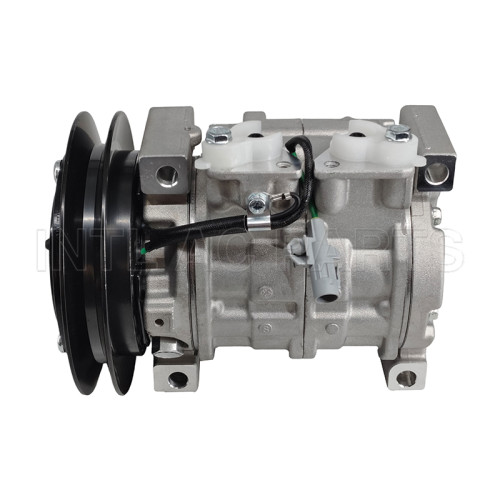 10S13C car ac compressor Máquina Escavadeira John Deere 290GLC/ 2144G/ 345GLC - 24 Volts RC.600.407