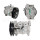 10S13C car ac compressor Máquina Escavadeira John Deere 290GLC/ 2144G/ 345GLC - 24 Volts RC.600.407