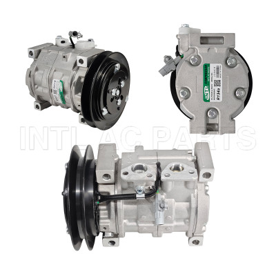 10S13C car ac compressor Máquina Escavadeira John Deere 290GLC/ 2144G/ 345GLC - 24 Volts RC.600.407