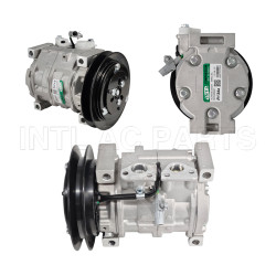 10S13C car ac compressor Máquina Escavadeira John Deere 290GLC/ 2144G/ 345GLC - 24 Volts RC.600.407