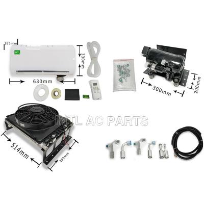 Double-cylinder Rotor Machine Silent Hang-up 12V Electric Air Conditioner Assembly