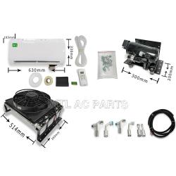 Double-cylinder Rotor Machine Silent Hang-up 12V Electric Air Conditioner Assembly