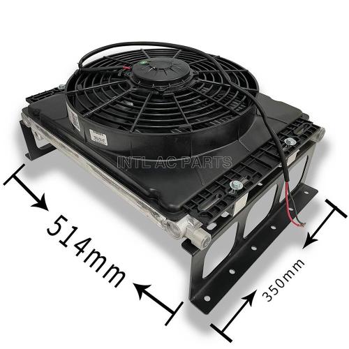12V Brushless Fan Equipped with Scroll Compressor Including Pipe Head