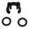 A/C Condensor Hard Line Lock Clamp Clip KIT Toyota 2018-2022 88718-1E150