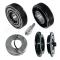 Calsonic CSV613 A/C Magnetic clutch pulley assembly BMW E46 12V 6pk