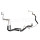 Hose assembly pipe fitting 2015-2018 Chevrolet sail 1.3L AC Air Conditioning Hose Line Pipe