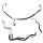 Hose assembly pipe fitting 2015-2018 Chevrolet sail 1.3L AC Air Conditioning Hose Line Pipe